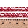 Baking Paint Transparent Glass Beads X1-DGLA-N011-6mm-06-4