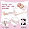 3 Rolls 3 Colors Wrinkle Polyester Ribbon OCOR-TA0002-98C-5