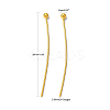 Brass Ball Head Pins KK-R020-07G-5