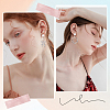 50Pcs 304 Stainless Steel Stud Earring Findings STAS-SC0008-57P-5