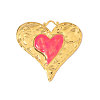304 Stainless Steel Enamel Big Pendants STAS-OY006-28G-1