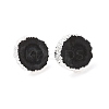 Natural Dyed Quartz Stud Earrings EJEW-P166-C04-2