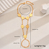 Elegant Middle Eastern Style Brass Finger Ring Bracelets for Women MD7031-2