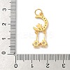925 Sterling Silver Pave Clear Cubic Zirconia Pendants STER-G049-01A-G-3