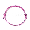 Adjustable Polyester & Spandex Cord Bracelets for Men Women BJEW-JB12092-02-2