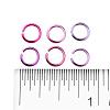 6 Colors Aluminum Wire Open Jump Rings ALUM-X0001-01C-3