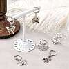 Butterfly Alloy Multifunction Pendant Decorations HJEW-CJ00005-4