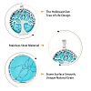 10Pcs 5 Styles Natural & Synthetic Mixed Gemstone Pendants G-HY0001-20-4
