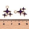 Alloy Enamel Pendants X1-ENAM-T020-38F-RS-3