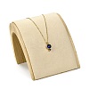 Wood Jewelry Necklace Displays Stands NDIS-K003-02B-1