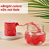 10 Yards Polyester Wavy Fringe Trim Ribbon OCOR-GF0004-25G-5