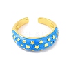 Brass Open Cuff Rings RJEW-U009-14G-3