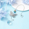 Brass Butterfly Hanging Ornaments HJEW-JM01758-2
