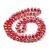 AB Color Plate Glass Beads Strands EGLA-P051-02A-B03-2