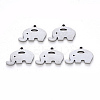 Tarnish Resistant 304 Stainless Steel Pendants STAS-N092-54-1