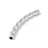 304 Stainless Steel Curved Tube Beads LS-STAS-M071-03F-P-3