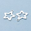 201 Stainless Steel Charms STAS-H436-41S-4