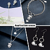 12Pcs 6 Style 201 Stainless Steel Charms & Pendants STAS-UN0034-71-4
