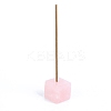 Natural Rose Quartz Incense Burners Holder PW-WG6B9B9-14-1