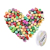 100Pcs Handmade Polymer Clay Fruit Theme Beads DIY-YW0002-40-3