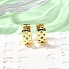 Brass Micro Pave Cubic Zirconia Rectangle Dangle Earrings EJEW-L305-08G-01-1