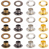200 Sets 4 Colors Iron Grommet Eyelet Findings SCRA-GF0001-10A-06-1