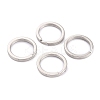 Non-Tarnish 304 Stainless Steel Split Key Rings STAS-H153-01D-P-1