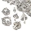 35Pcs 7 Styles Tibetan Style Alloy Pendants TIBE-FP0001-08-4