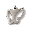 Non-Tarnish 304 Stainless Steel Charms STAS-M311-01P-1