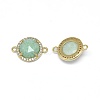 Natural Amazonite Links connectors G-E526-34E-1
