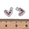 304 Stainless Steel Rhinestone Pendants SA-CBA49D2-09P-3