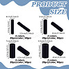 160Pcs 8 Styles Plastic Heat Shrink Tubing DIY-NB0014-12-2