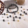 175Pcs Non-Magnetic Synthetic Hematite Round Beads for DIY Jewelry Making DIY-SZ0005-99-5