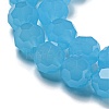 Imitation Jade Glass Beads Stands EGLA-A035-J8mm-D04-4