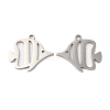 Non-Tarnish 304 Stainless Steel Pendants STAS-L020-027P-1