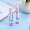 Lipstick Shape Empty Tube Black Ink Ballpoint Pens DIY-H123-A04-2