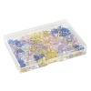 50Pcs Glass & Acrylic Star Pendant Decorations HJEW-FS00046-6