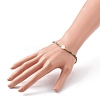 Faceted Rondelle Glass Beads Stretch Bracelets BJEW-JB05793-5
