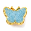 Rack Plating Brass Pendants With ABS Imitation pearls KK-S406-06A-2