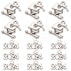 100Pcs 2 Styles Tibetan Style Alloy Charms TIBE-SC0001-88-1
