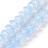 Transparent Glass Beads Strands LAMP-H061-01C-09-1