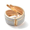 Sparkle Wings Wrap Alloy Cuff Bangles BJEW-C058-05G-02-3