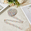 5 Yards Flower Polyester Lace Ribbon OCOR-GF0004-95B-3