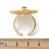 304 Stainless Steel Cuff Rings for Women RJEW-D302-03G-13-3