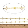 Handmade Faceted Natural Howlite Beaded Chains CHC-L050-02G-06-2