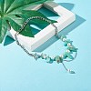 Natural Amazonite & Shell Pearl Beads Healing Power Jewelry Set for Girl Women X1-SJEW-TA00002-8