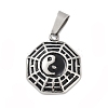 316 Surgical Stainless Steel Enamel Pendants STAS-D304-04AS-1