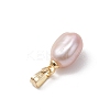 Natural Cultured Freshwater Pearl Potato Charms PALLOY-JF04844-5