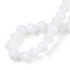 Opaque Solid Color Imitation Jade Glass Beads Strands LS-EGLA-A039-P6mm-D15-4