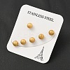 Ion Plating(IP) 304 Stainless Steel Ear Plugs Gauges EJEW-H012-10G-1